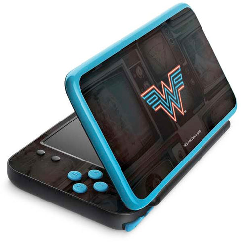 Wonder Woman 1984 (2020) Neon Logo Nintendo 2DS XL (2017) Skin